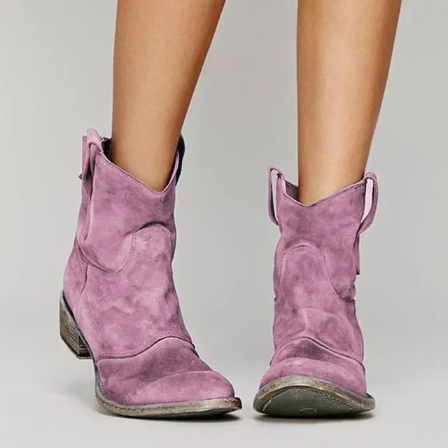 Heidi-Mode | Weinlese Cowboy Boots - Image 5