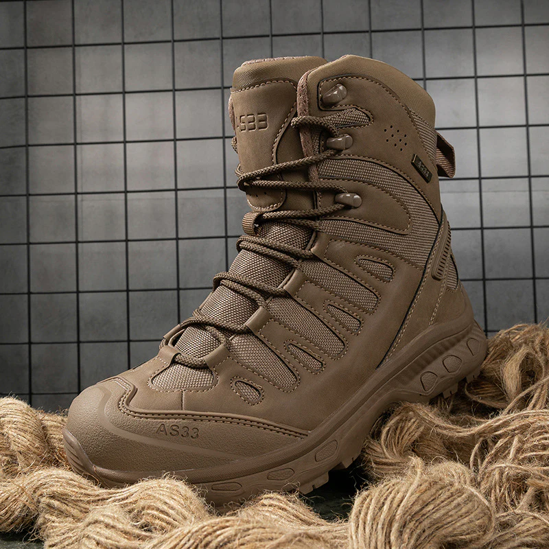 Herren Multifunktionale Bergstiefel mit hohem Knöchelschutz und wasserdichter Membran Heidi Mode