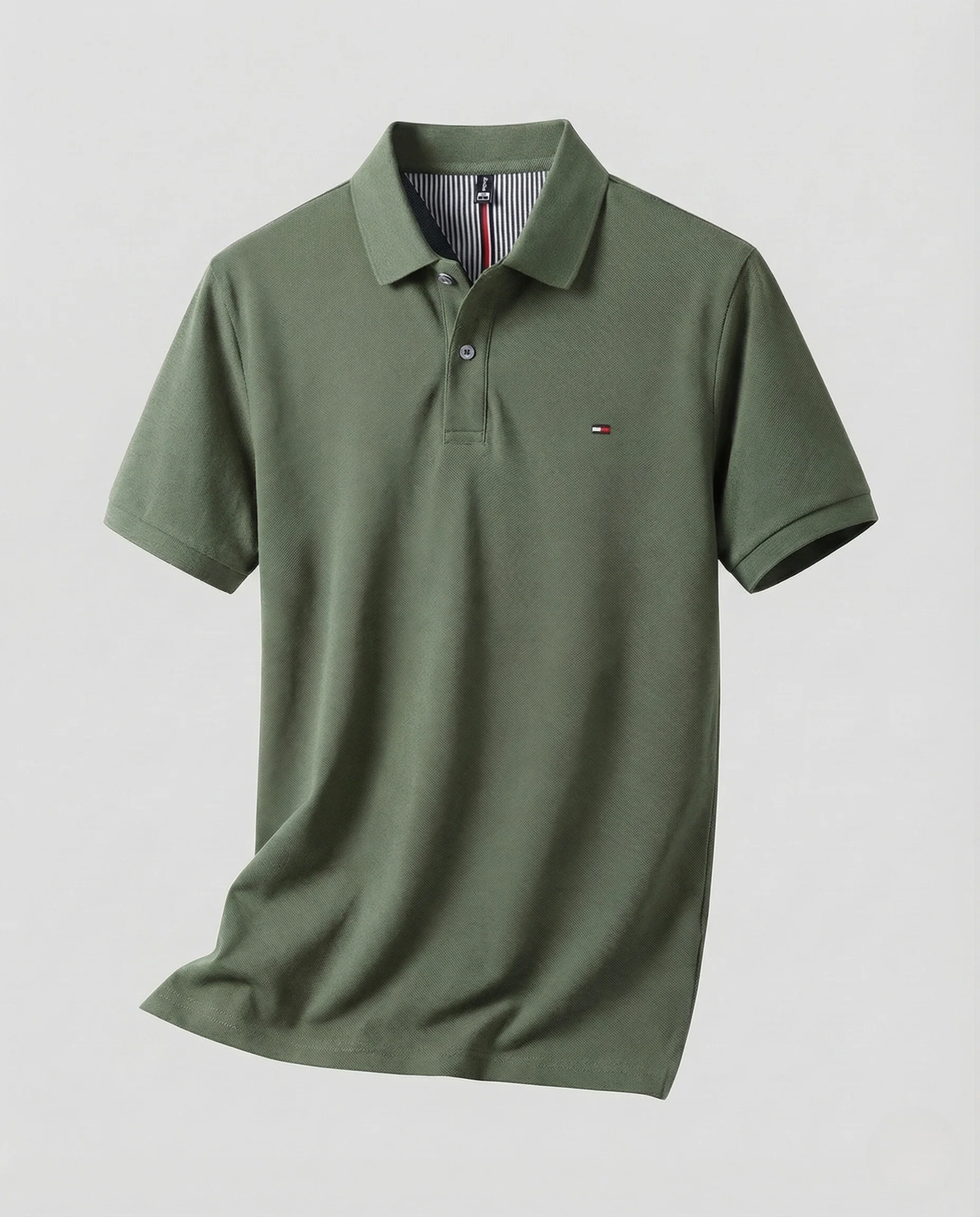 Herren Baumwoll Poloshirt mit Nackenpaspel - Image 18