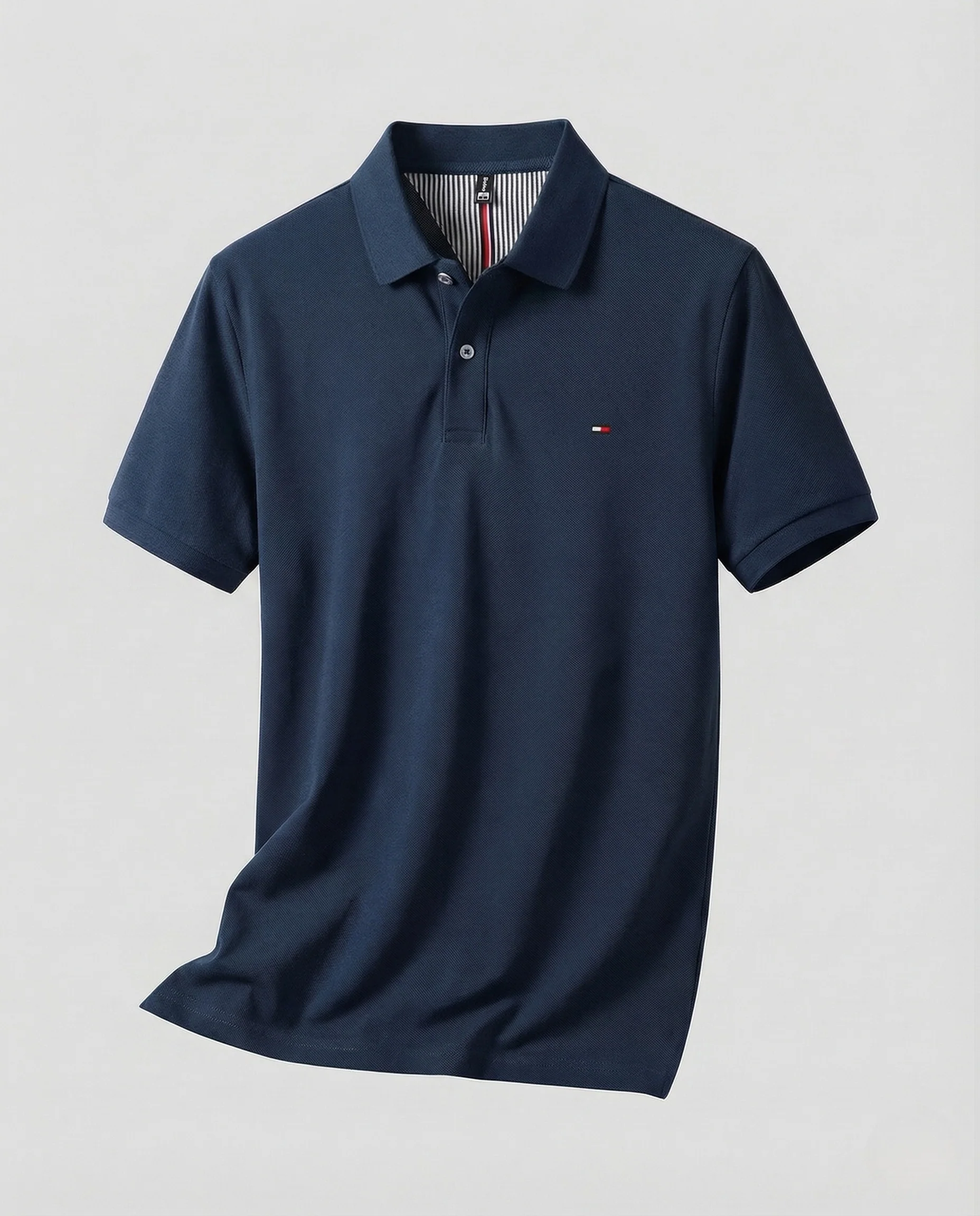 Herren Baumwoll Poloshirt mit Nackenpaspel - Image 8