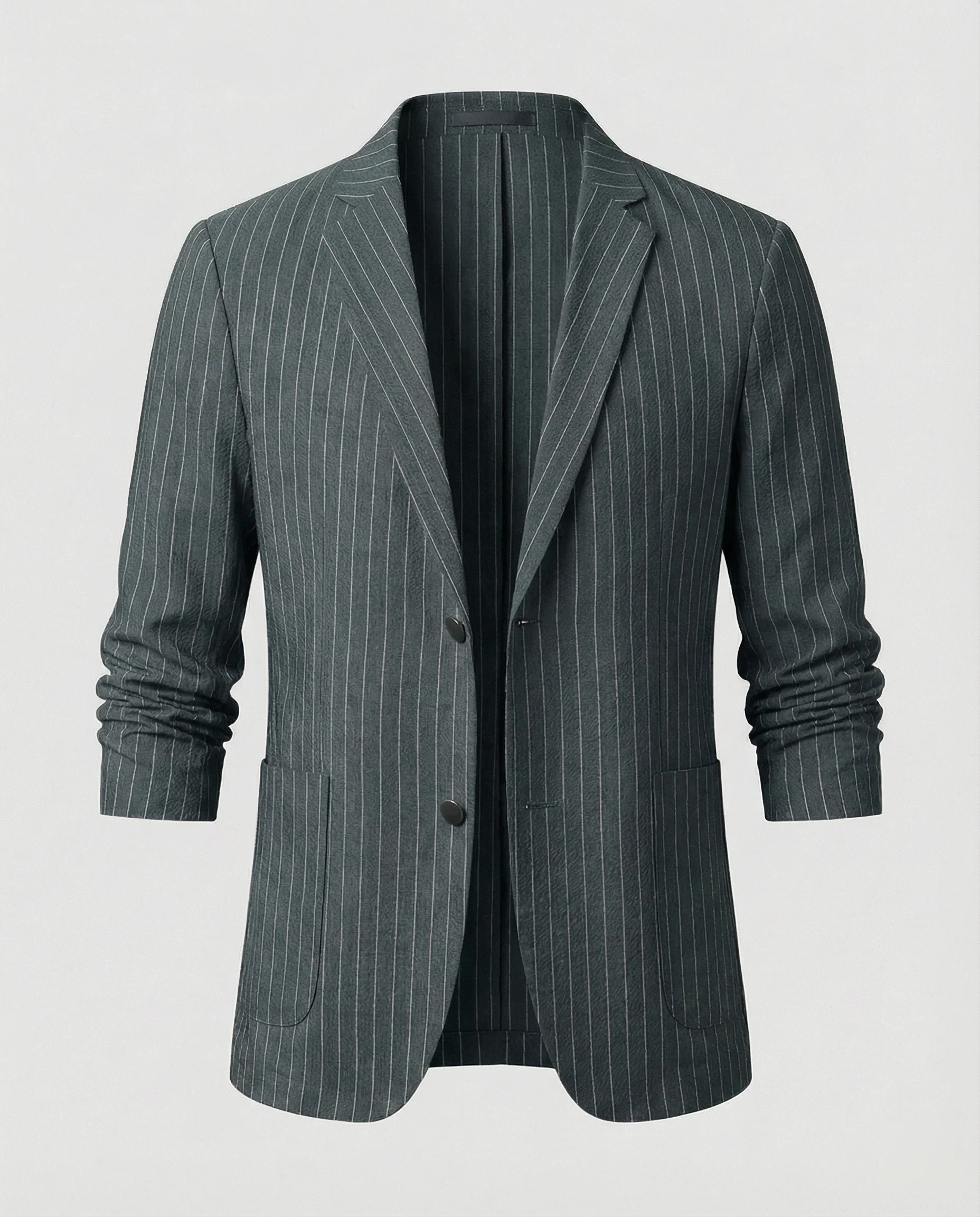 Herren Nadelstreifen Sakko Slim Fit Sommer