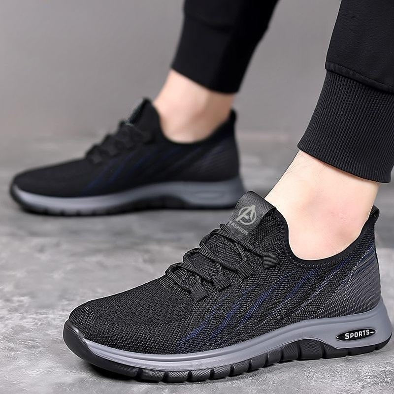 Herren Sportliche Freizeitschuhe mit atmungsaktivem Mesh-Obermaterial Heidi Mode