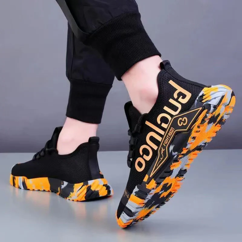 Herren Sportliche Freizeitsneaker mit rutschfester Sohle und atmungsaktivem Obermaterial Heidi Mode