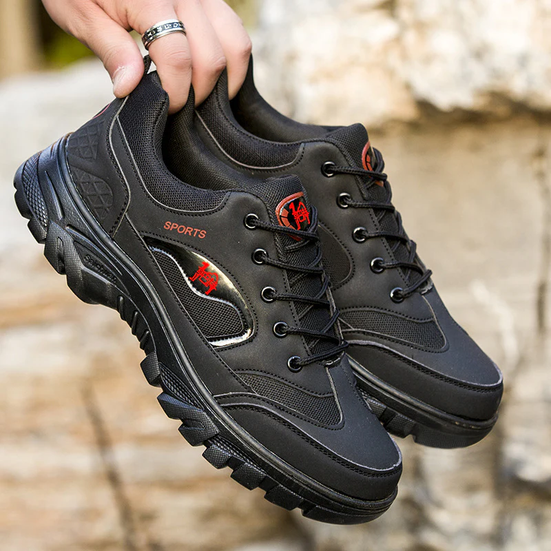 Herren Sportliche Trekking-Sneakers mit rutschfester Sohle und atmungsaktivem Obermaterial Heidi Mode - Image 3