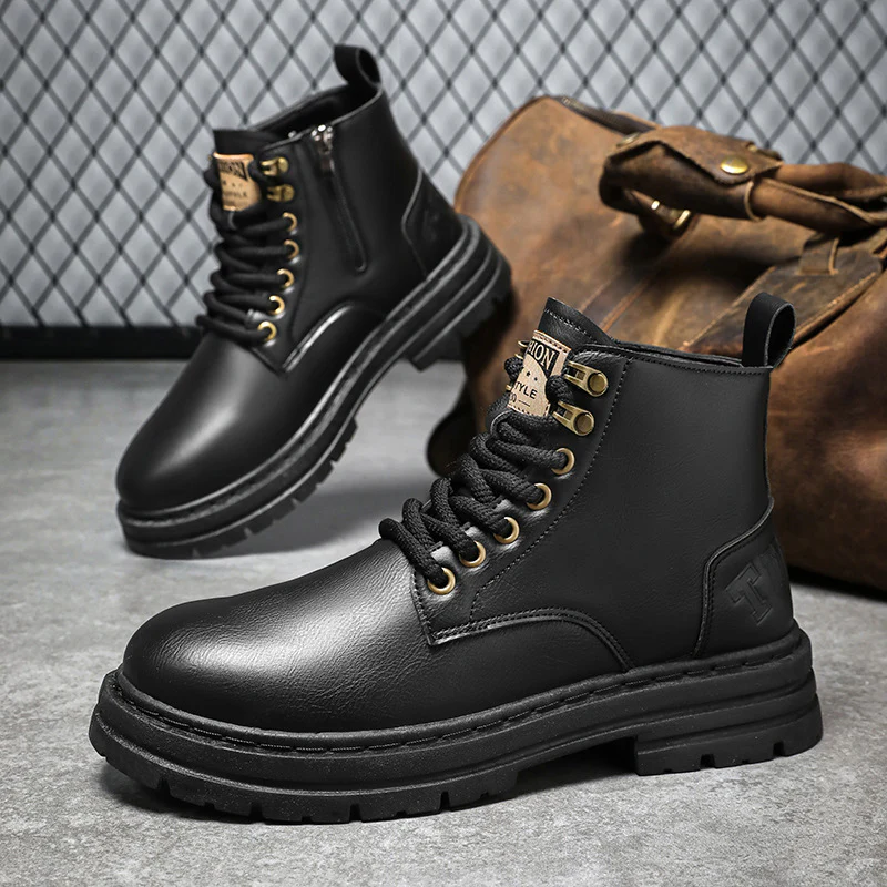 Herren Winterstiefel mit strapazierfähigem Obermaterial und rutschfester Sohle Heidi Mode - Image 2