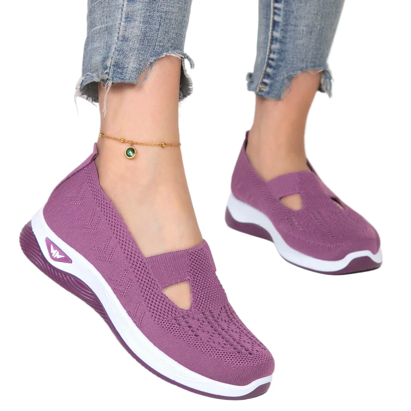 Damen Sportschuhe Casual Atmungsaktiv Heidi Mode