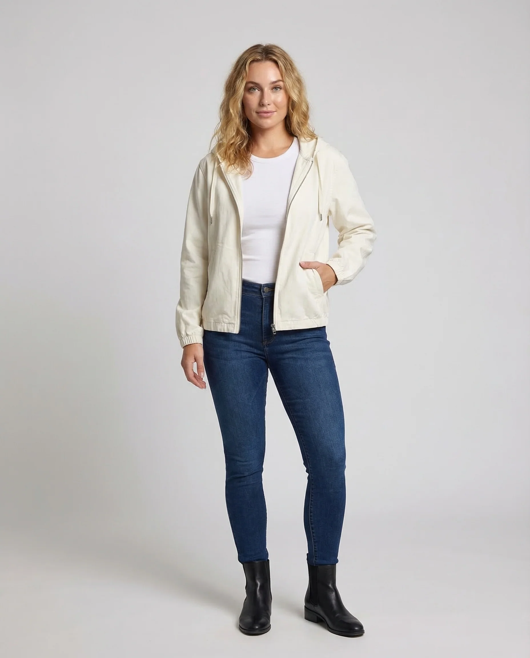 Unisex Windjacke Kapuze