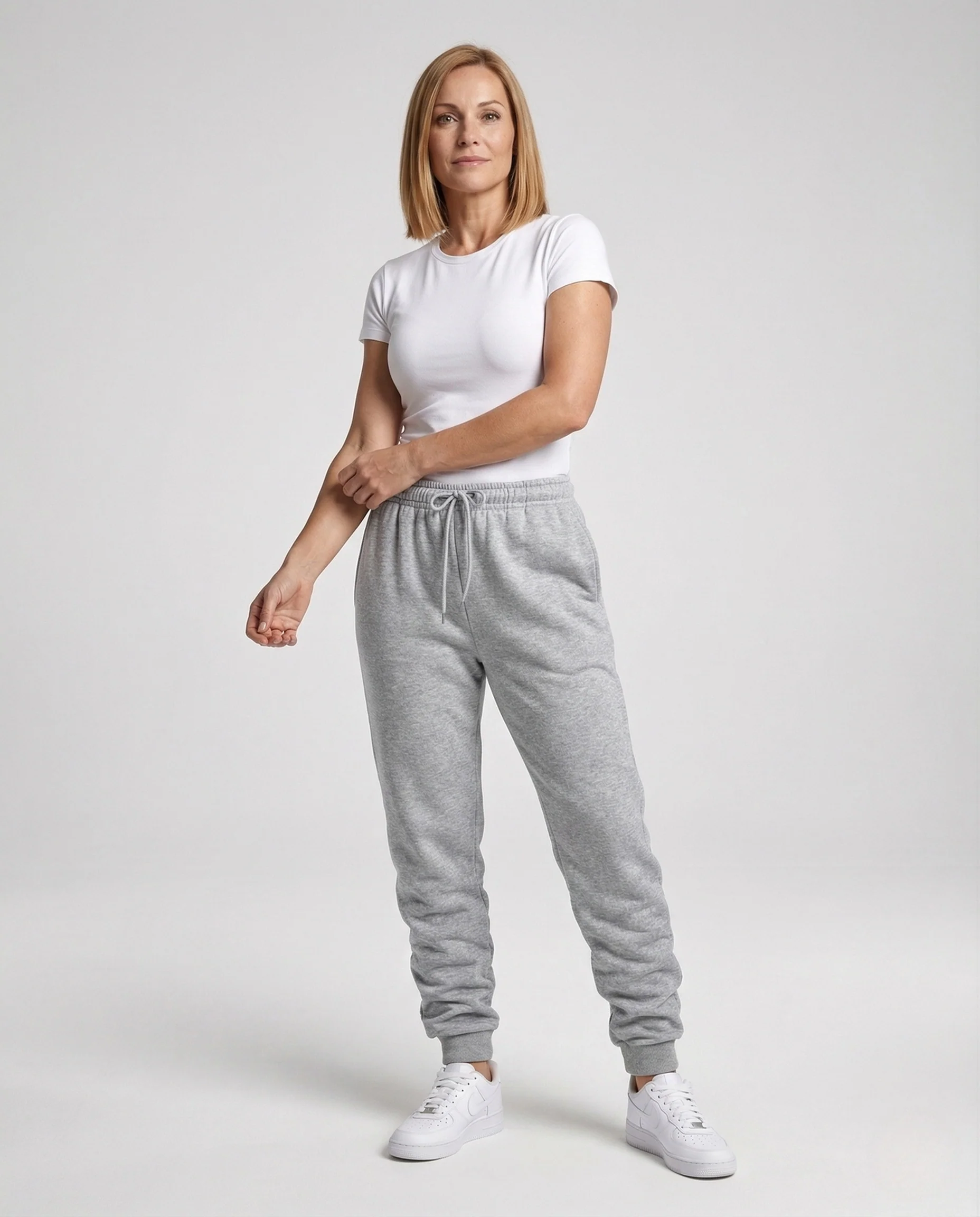 Unisex Fleece Jogginghose schmal zulaufend