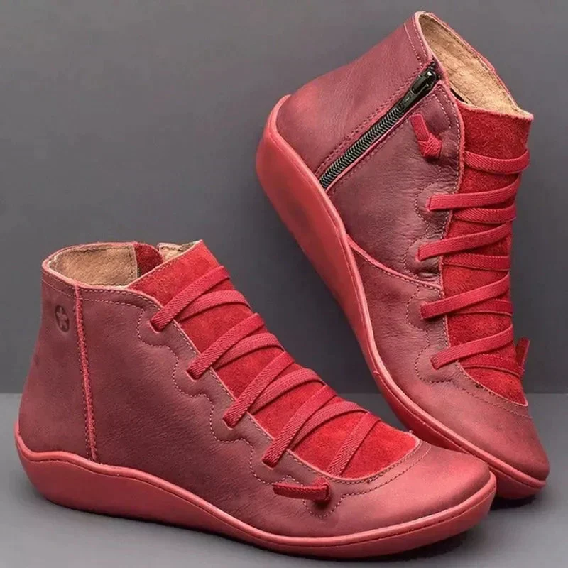 Damen wasserfeste Stiefel bequeme Sohlen synthetisch Heidi Mode